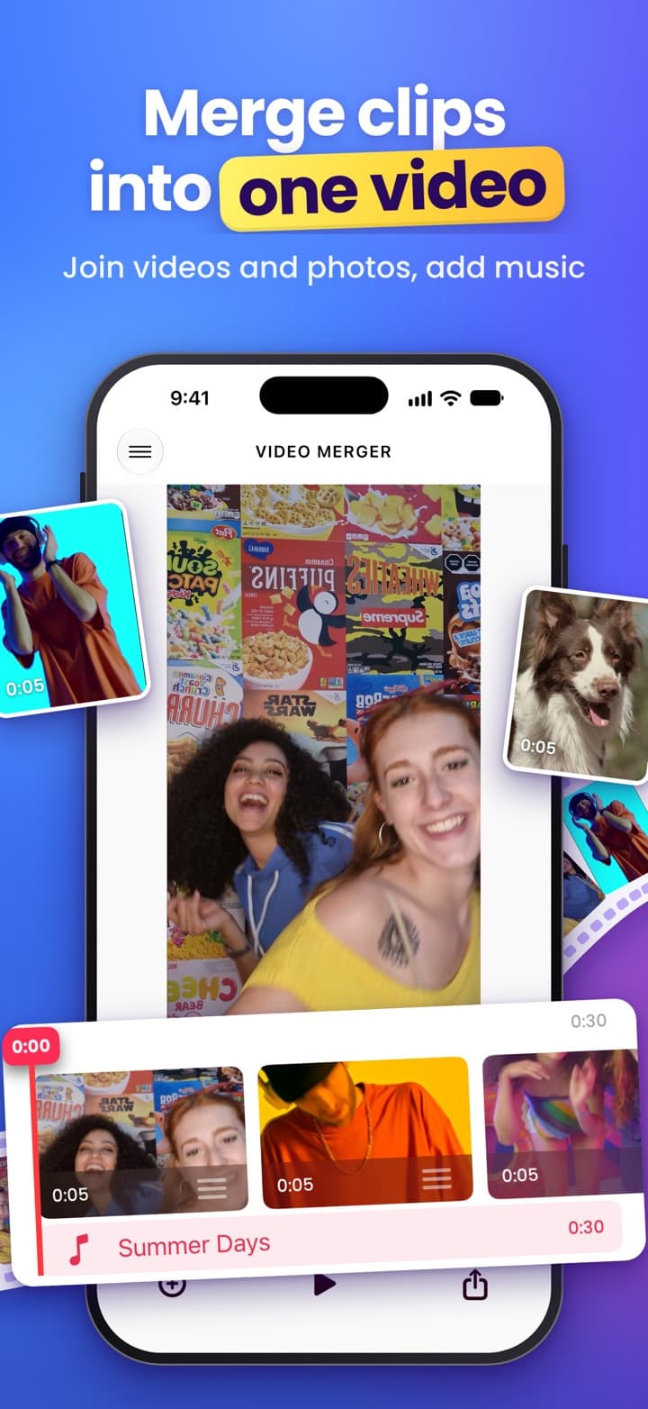 Video Merger on iPhone